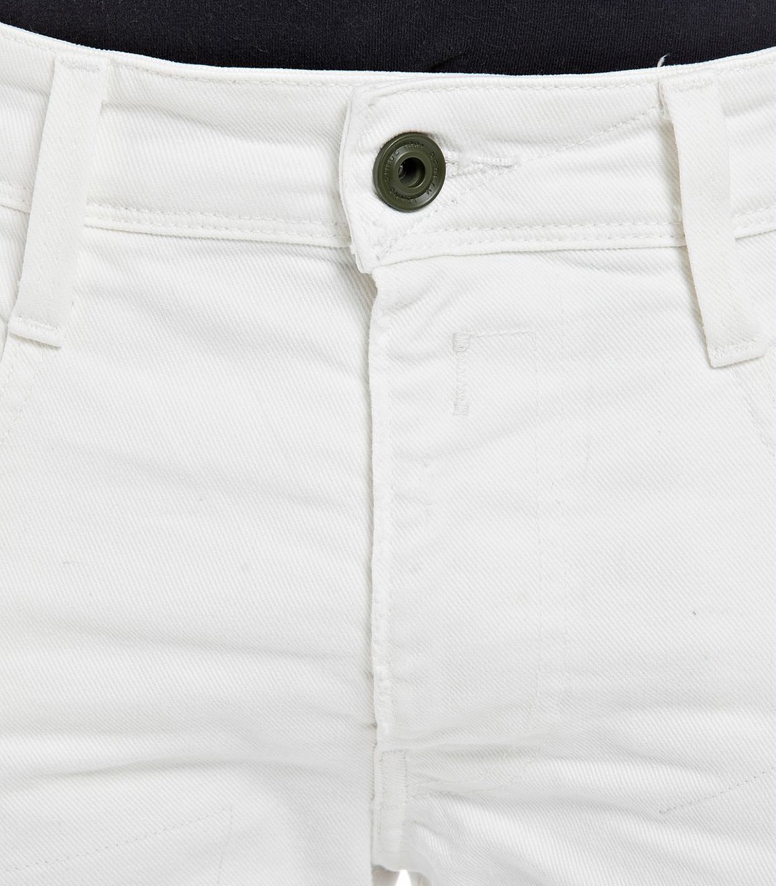 スリム ANBASS Broken Edgeストレッチブルデニム 詳細画像 ホワイト 5